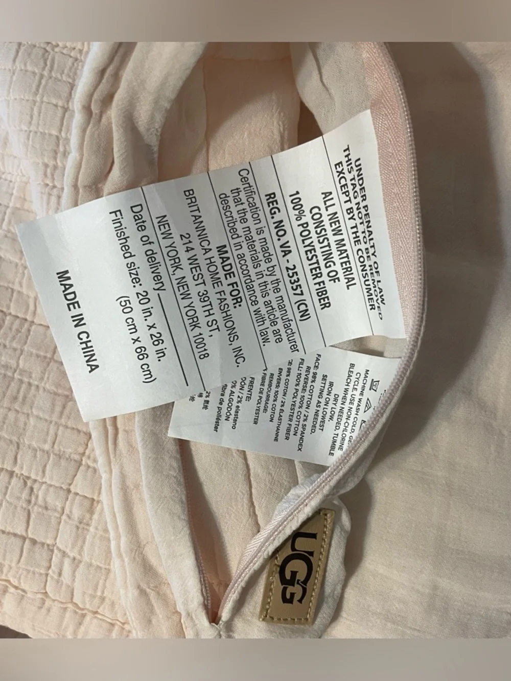 UGG Campo Quilt & Pillow Sham Set NEW